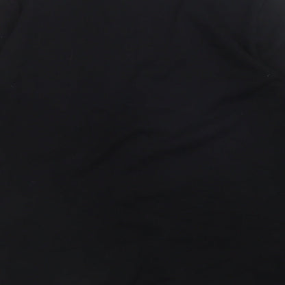 CC Womens Black Striped  Cardigan Jumper Size M