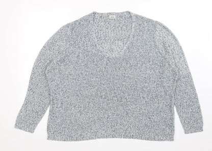 Womens UK Size  Pimkie Blue Pullover Jumper