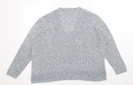 Womens UK Size  Pimkie Blue Pullover Jumper