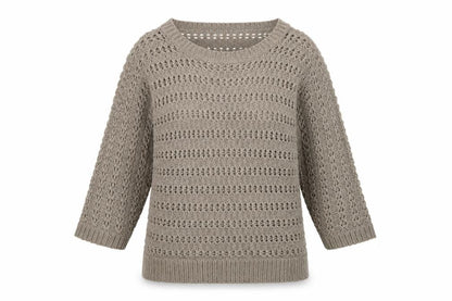 Womens UK Size 10 Select Brown Pullover Jumper