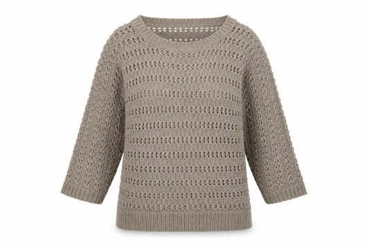 Womens UK Size 10 Select Brown Pullover Jumper
