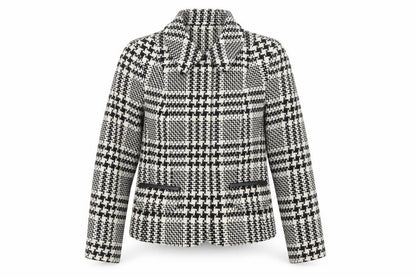 Marks & Spencer Womens Multicoloured Check  Jacket Coatigan Size 8