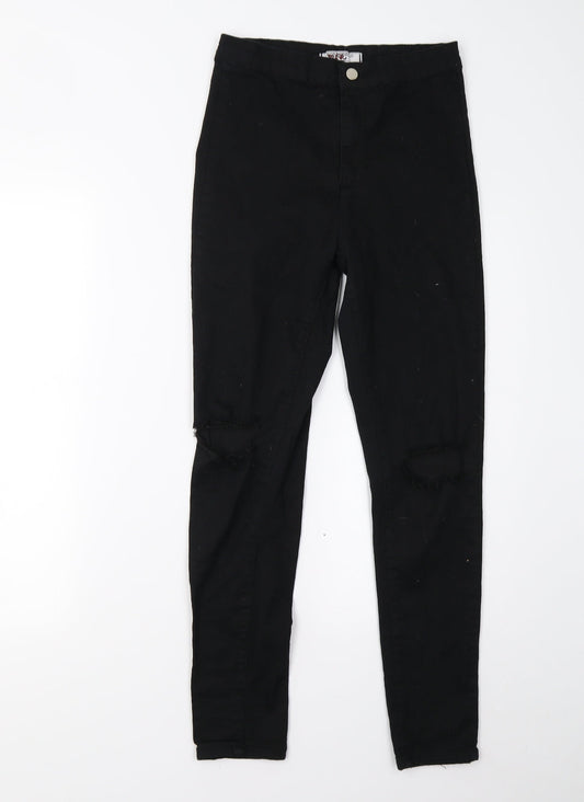 Womens UK Size 10 Portobello Slim Fit Skinny Black Jeans
