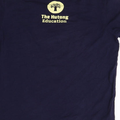 Preworn Mens Blue    T-Shirt Size S  - Smile More