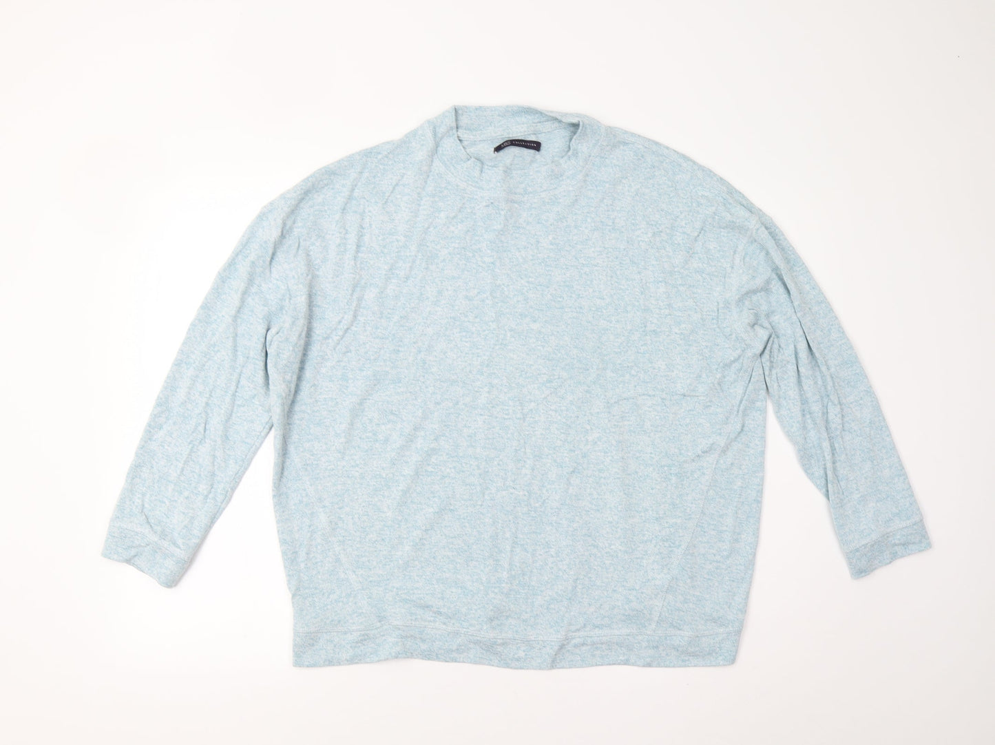 Womens UK Size 16 M&S Blue Pullover Jumper