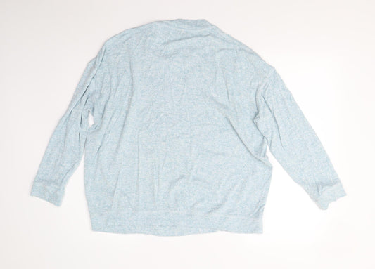 Womens UK Size 16 M&S Blue Pullover Jumper