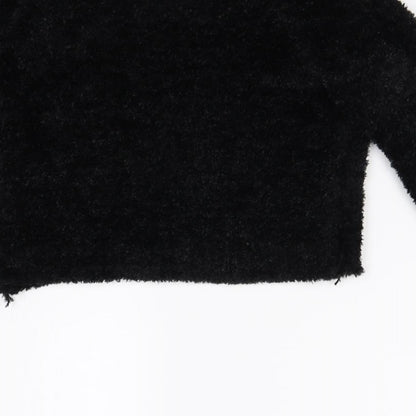 YD Girls Black   Pullover Jumper Size 7-8 Years