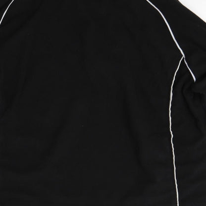 Sportswear International Womens Black  Fleece Henley Jumper Size 6