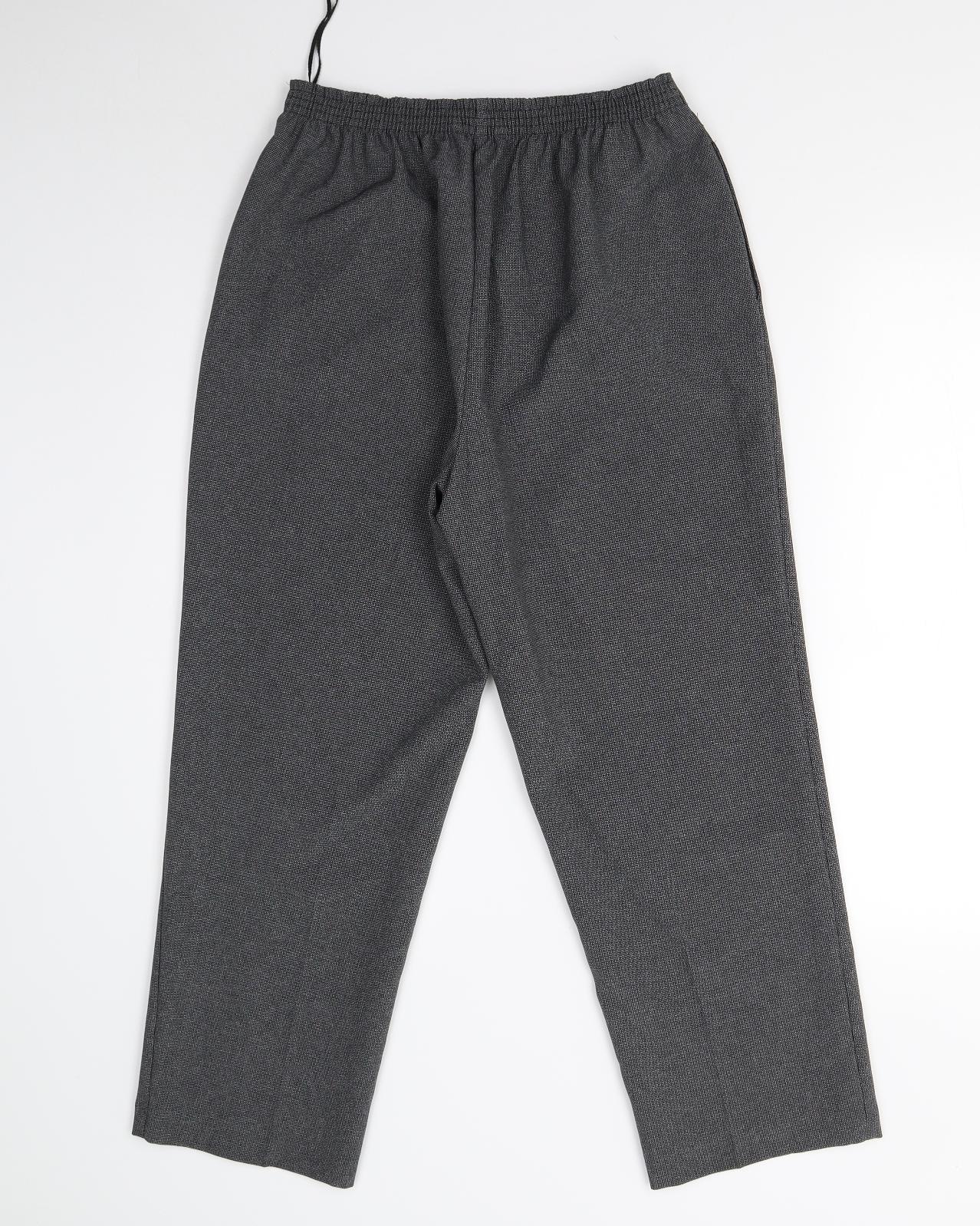 Womens UK Size 12 BM Collection Regular Fit  Grey Trousers