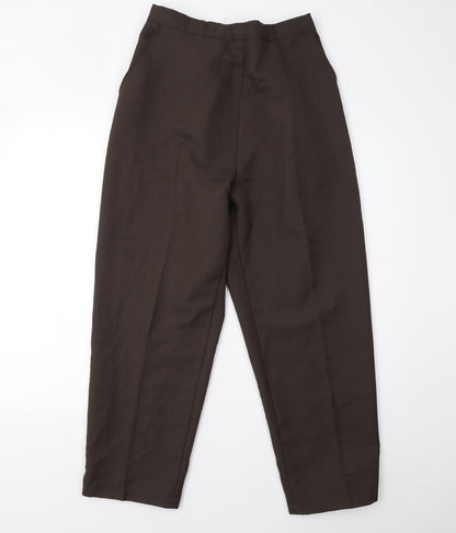 Womens UK Size 18 Preworn Regular Fit  Brown Trousers