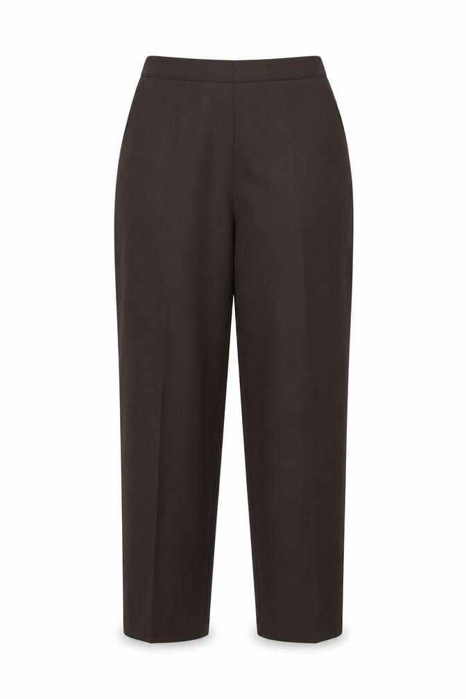 Womens UK Size 18 Preworn Regular Fit  Brown Trousers