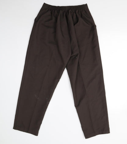 Womens UK Size 18 Preworn Regular Fit  Brown Trousers
