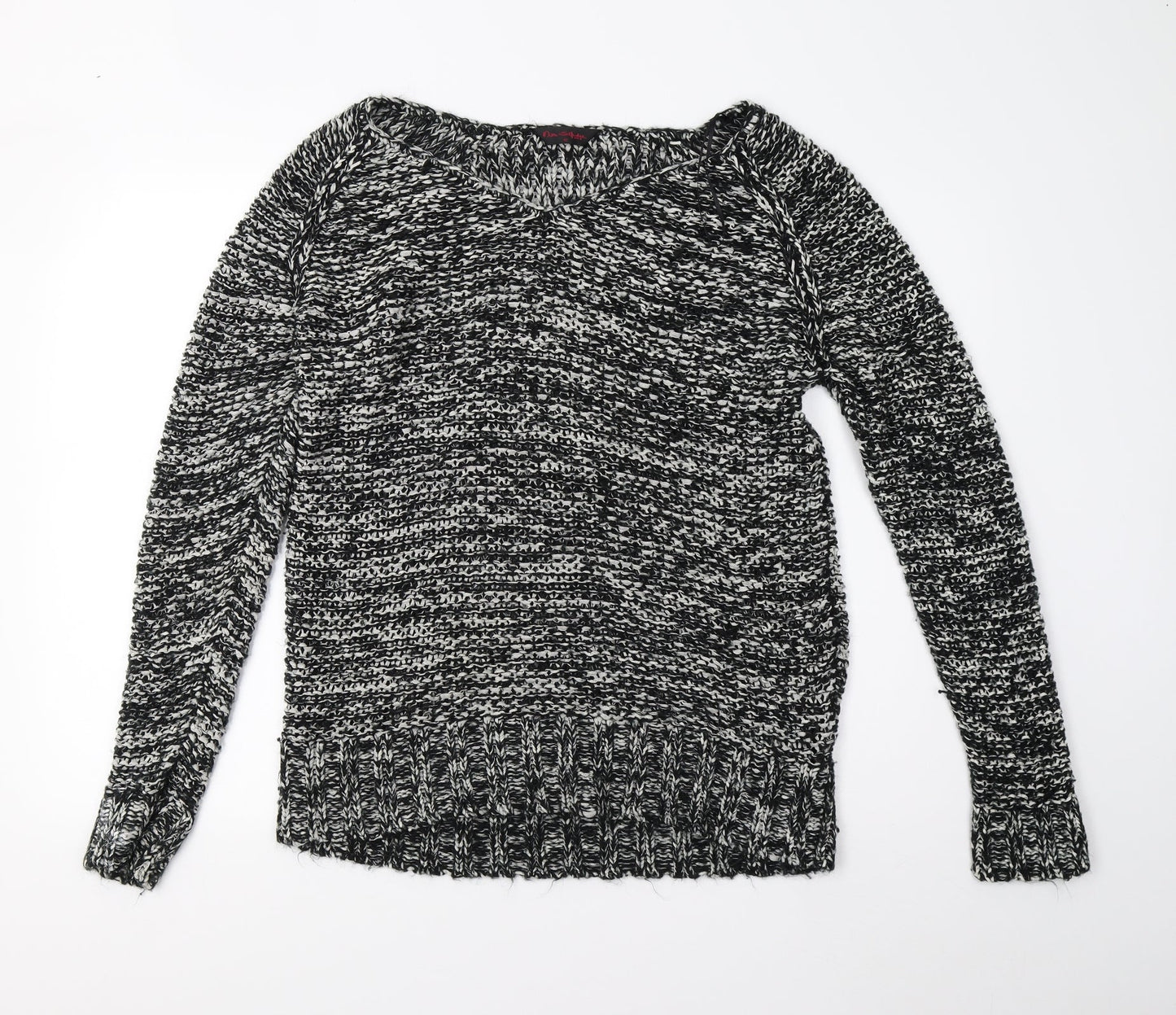 Womens UK Size 12 Miss Selfridge Grey Pullover Jumper