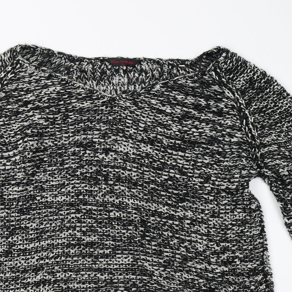 Womens UK Size 12 Miss Selfridge Grey Pullover Jumper