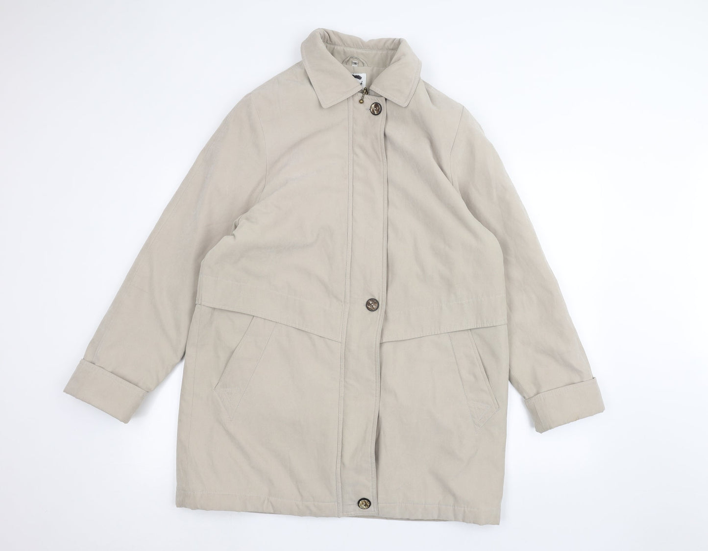 Womens UK Size 14 ELEGANCE Beige Jacket