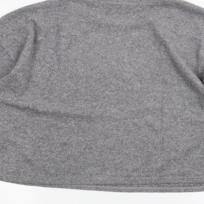 Womens UK Size L New Look Grey Pullover Jumper