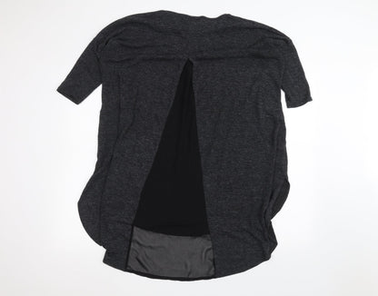 QED London Womens Black   Basic T-Shirt Size M