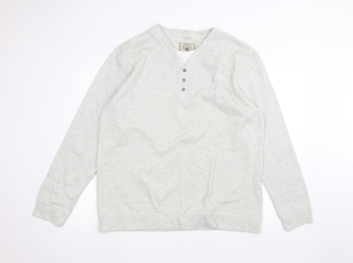 Easy Mens White   Pullover Jumper Size 2XL