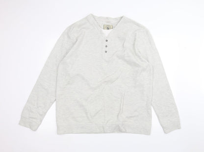 Easy Mens White   Pullover Jumper Size 2XL