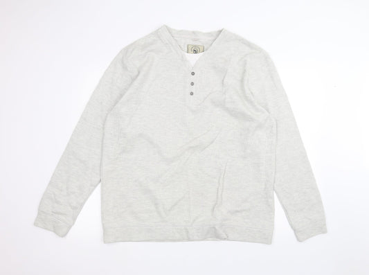 Easy Mens White   Pullover Jumper Size 2XL