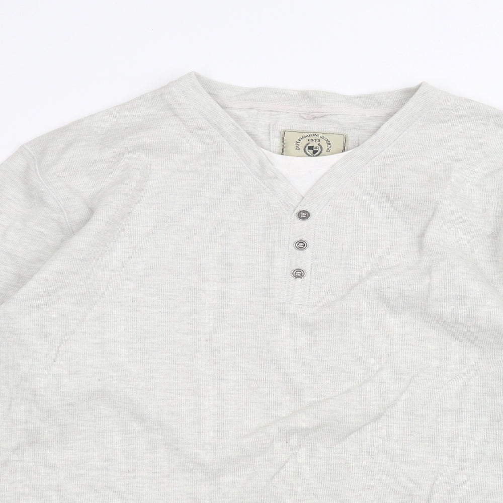 Easy Mens White   Pullover Jumper Size 2XL