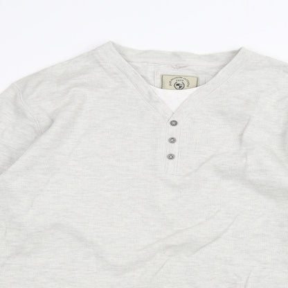 Easy Mens White   Pullover Jumper Size 2XL