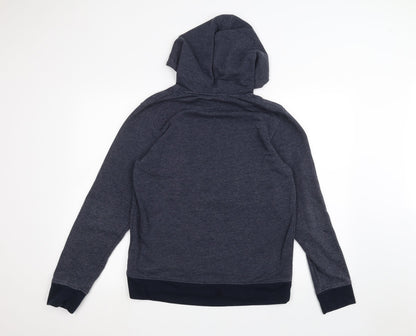 Mens UK Size M JACK & JONES Blue Pullover Hoodie