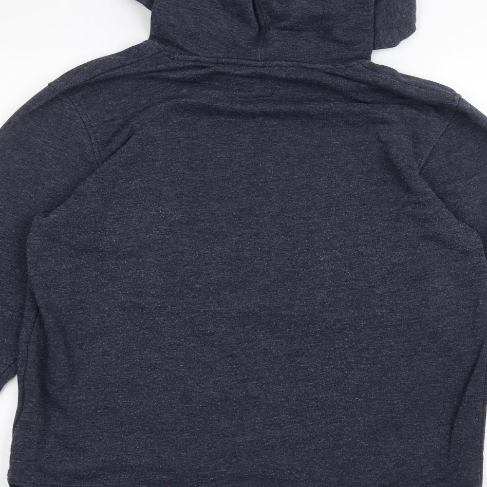 Mens UK Size M JACK & JONES Blue Pullover Hoodie