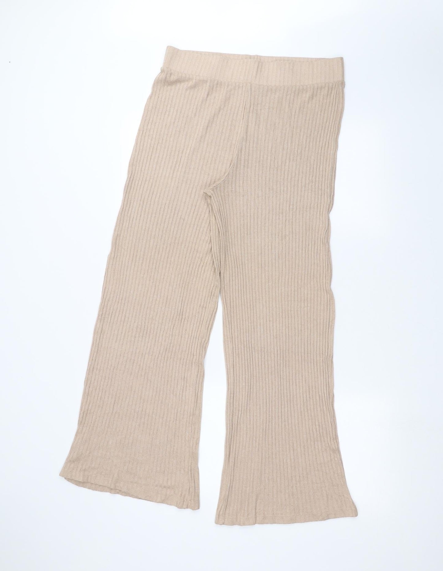 New Look Womens Beige   Trousers  Size L L28 in