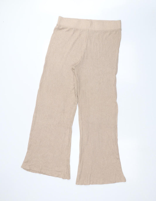 New Look Womens Beige   Trousers  Size L L28 in