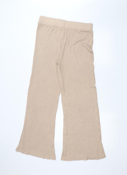New Look Womens Beige   Trousers  Size L L28 in