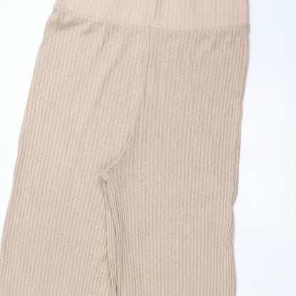 New Look Womens Beige   Trousers  Size L L28 in