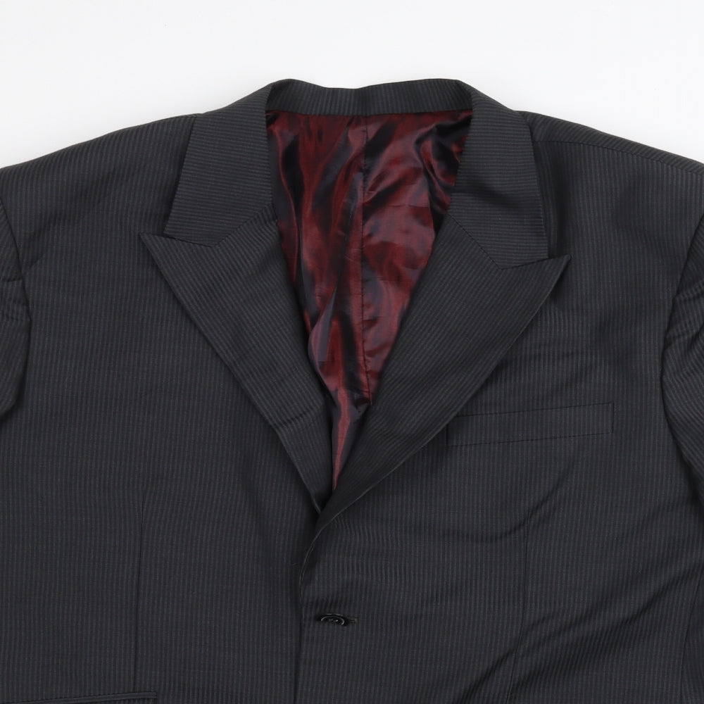Mens UK Size 40 Preworn Regular Black Suit Jacket