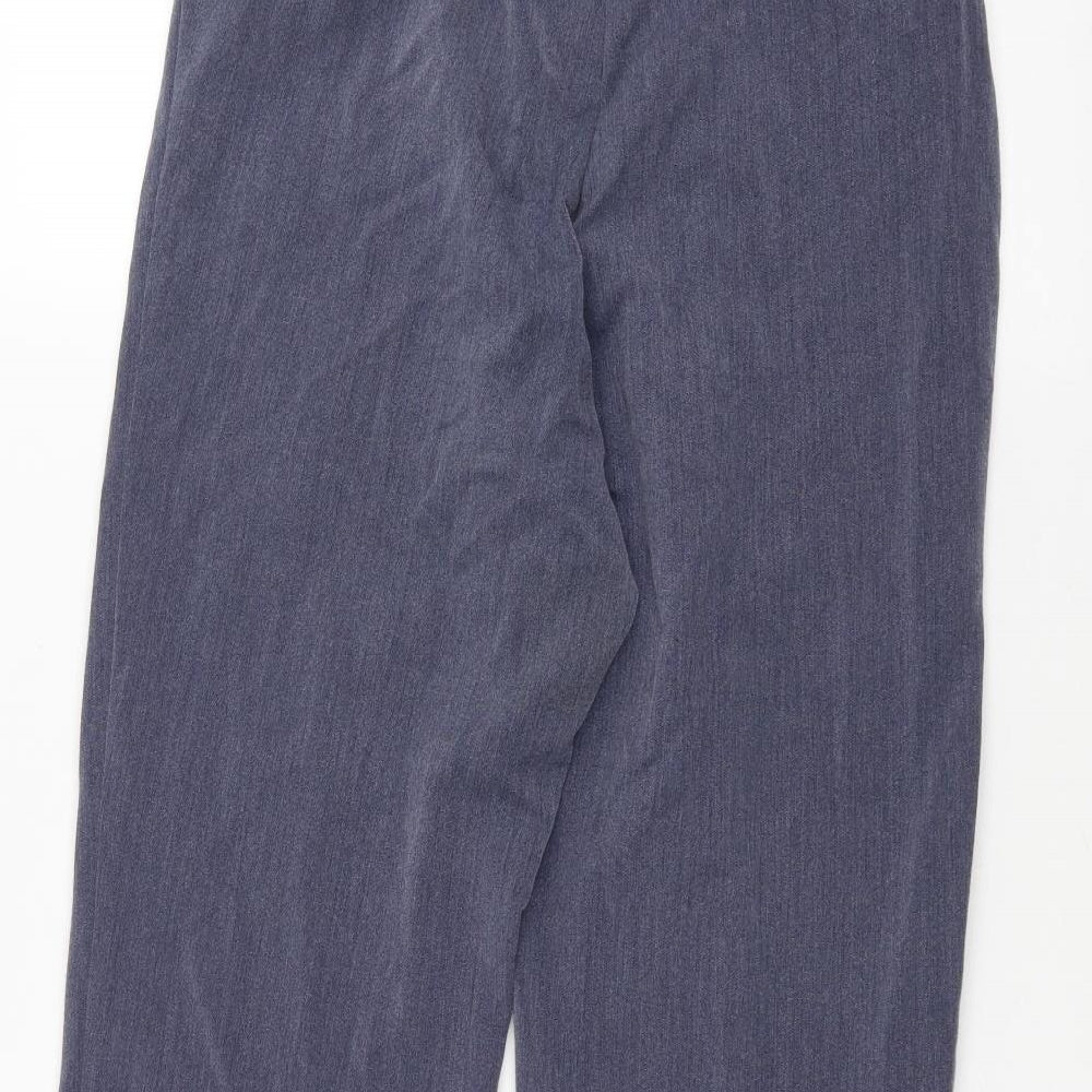 Womens UK Size 12 Preworn Regular Fit  Blue Trousers
