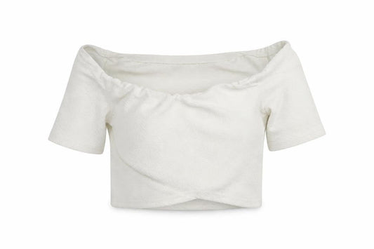 Womens UK Size 12 Atmosphere White Basic T-Shirt
