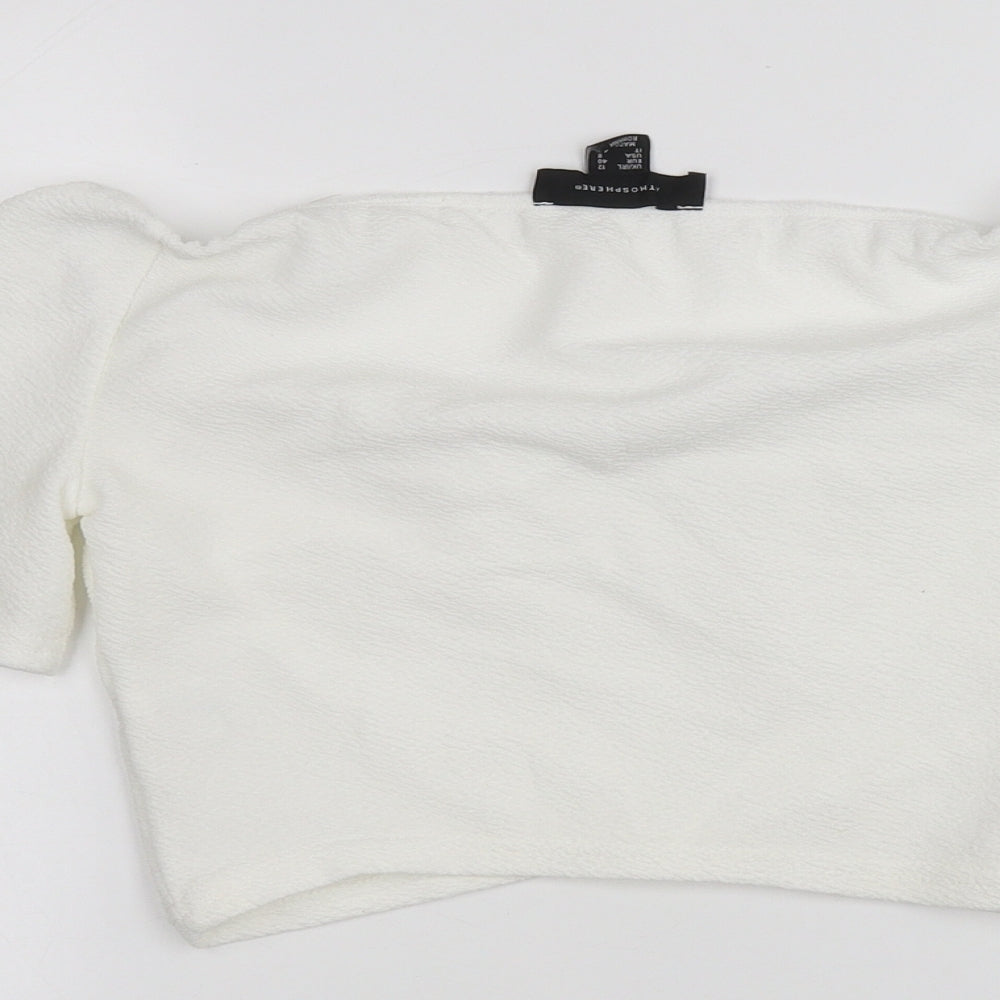 Atmosphere Womens White   Basic T-Shirt Size 12