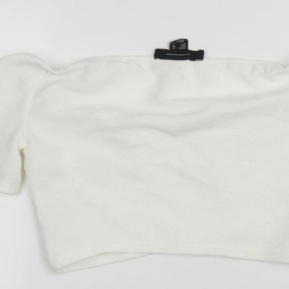 Atmosphere Womens White   Basic T-Shirt Size 12