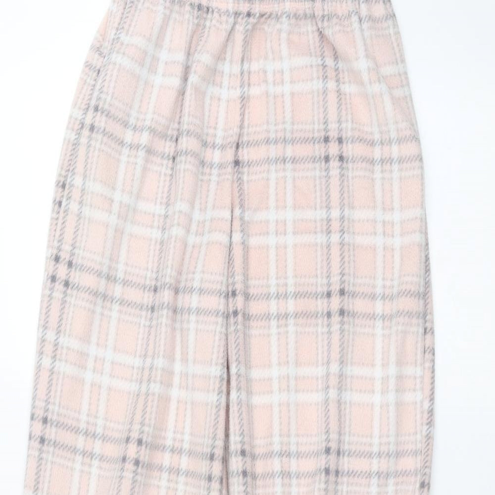Womens UK Size S Marks and Spencer Regular Fit  Pink Trousers