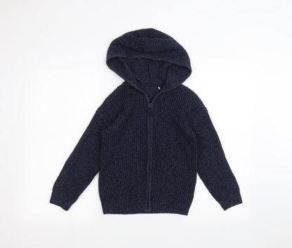 Mini Club Boys Blue   Full Zip Hoodie Size 5-6 Years