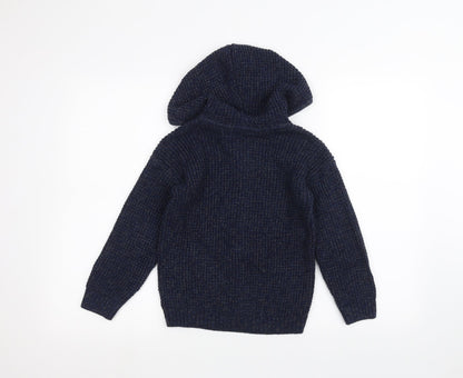 Mini Club Boys Blue   Full Zip Hoodie Size 5-6 Years
