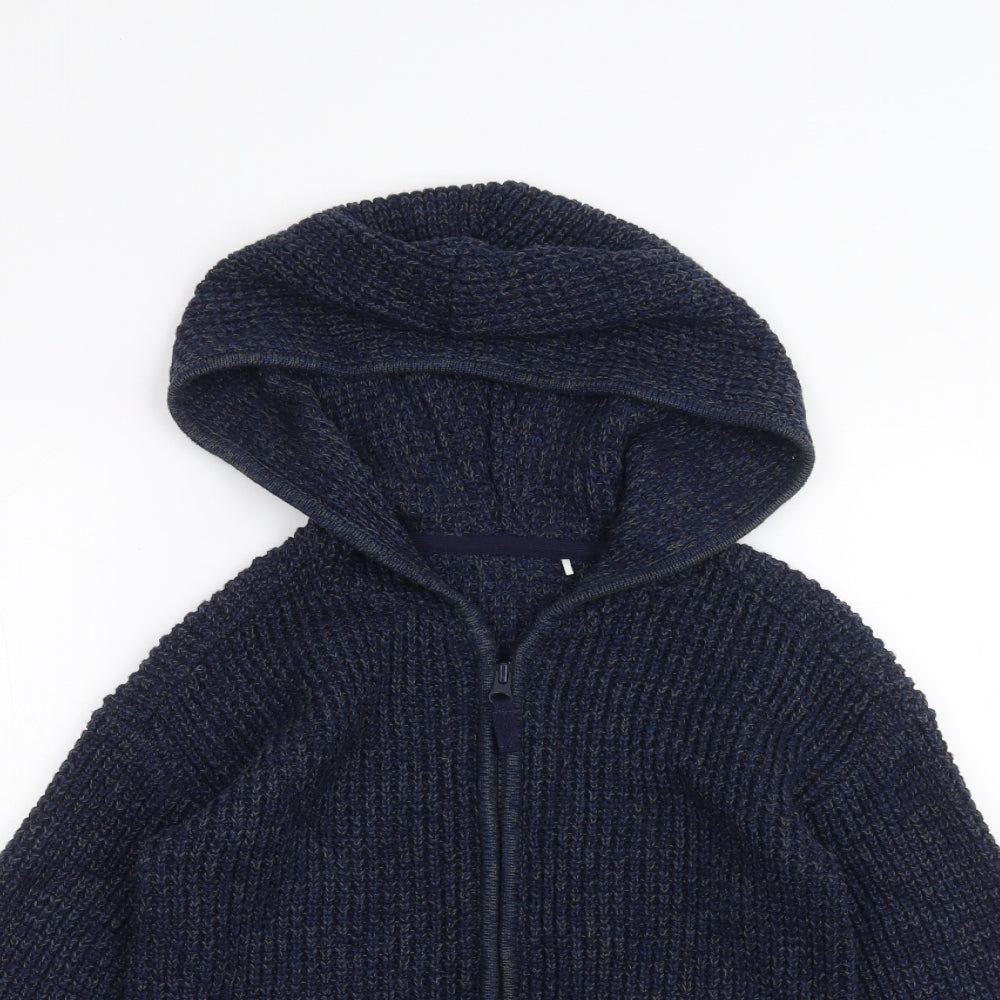 Mini Club Boys Blue   Full Zip Hoodie Size 5-6 Years