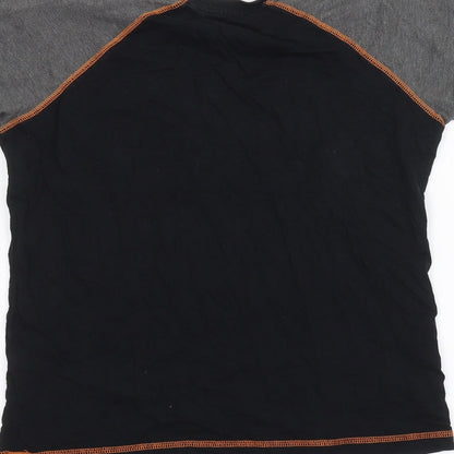 Matalan Boys Black   Basic T-Shirt Size 11 Years