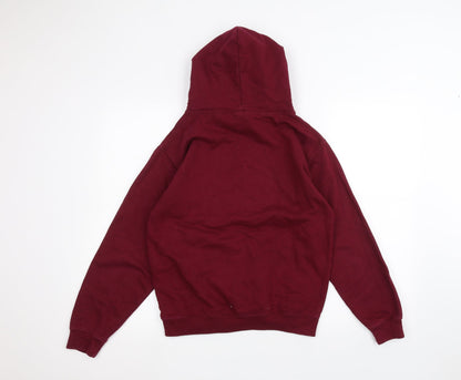 Just hoods Womens Red   Pullover Hoodie Size S