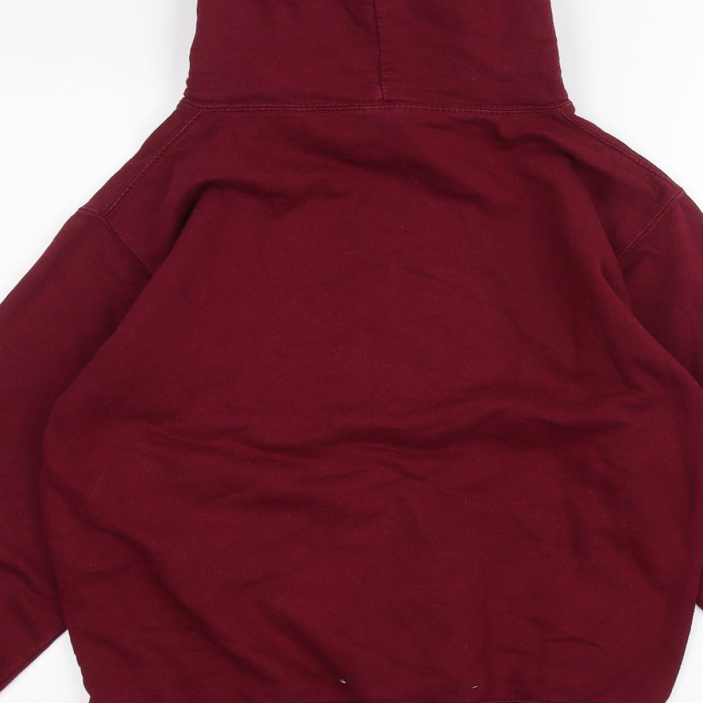 Just hoods Womens Red   Pullover Hoodie Size S