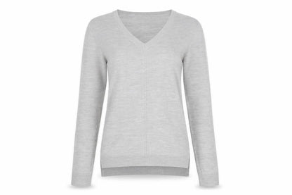 Womens UK Size 6 Atmosphere Grey Basic T-Shirt
