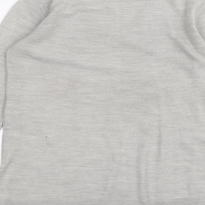 Womens UK Size 6 Atmosphere Grey Basic T-Shirt
