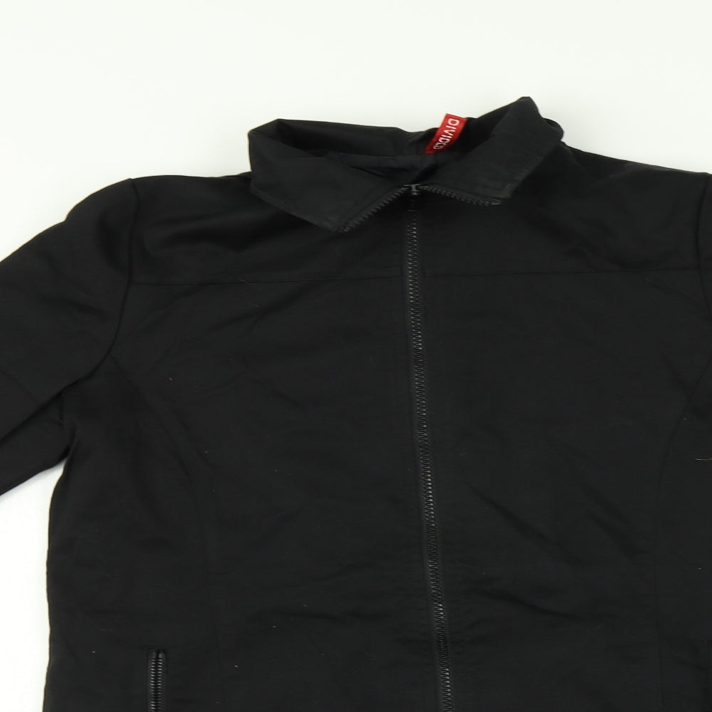 Womens UK Size S Divided Black Jacket