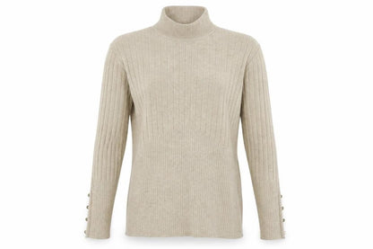 Womens UK Size 14 Marks and Spencer Beige Basic T-Shirt