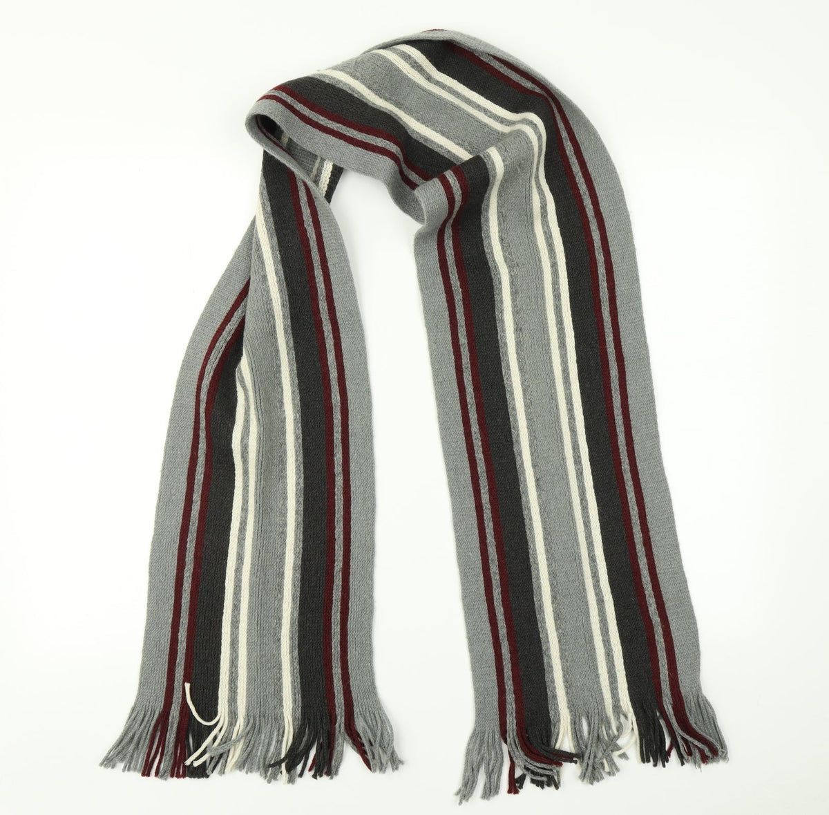 Preworn  Multicoloured Striped  Scarf  One Size
