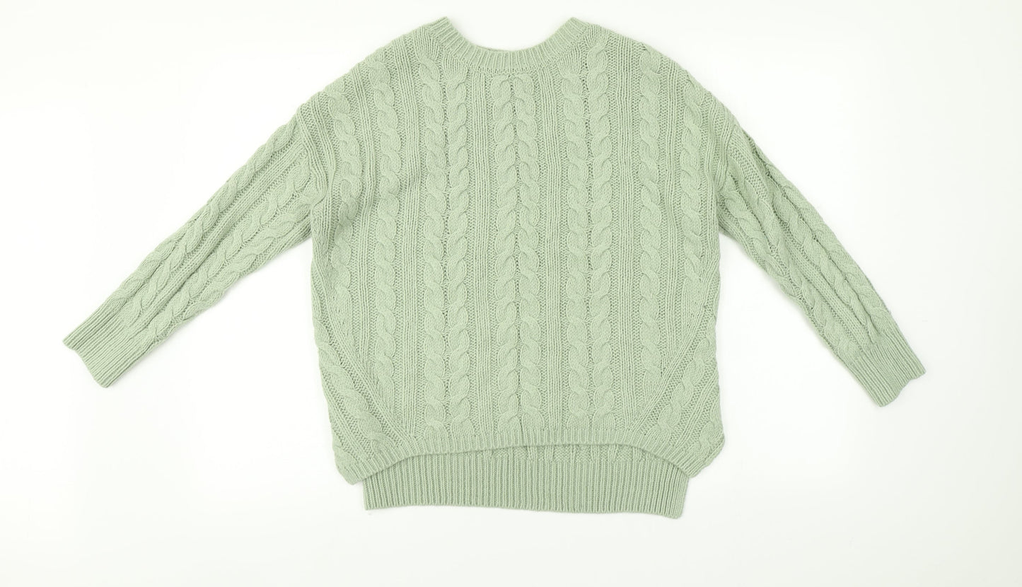 Womens UK Size 6 Atmosphere Green Pullover Jumper